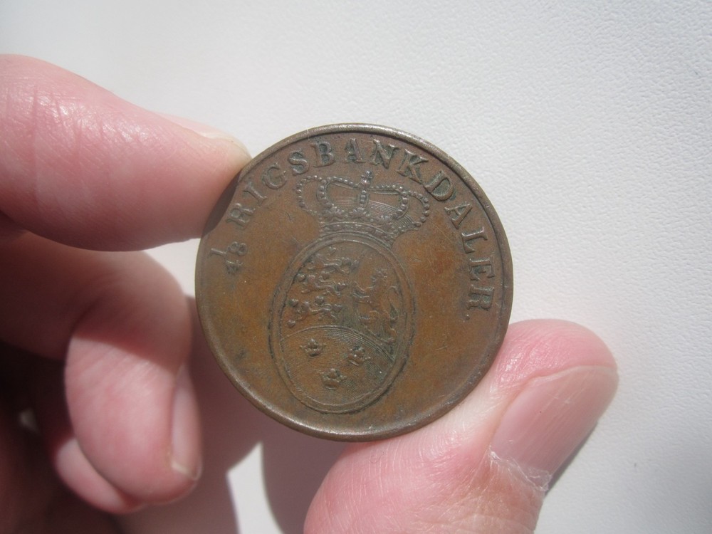 1818 DENMARK 2 RIGSBANKSKILLING