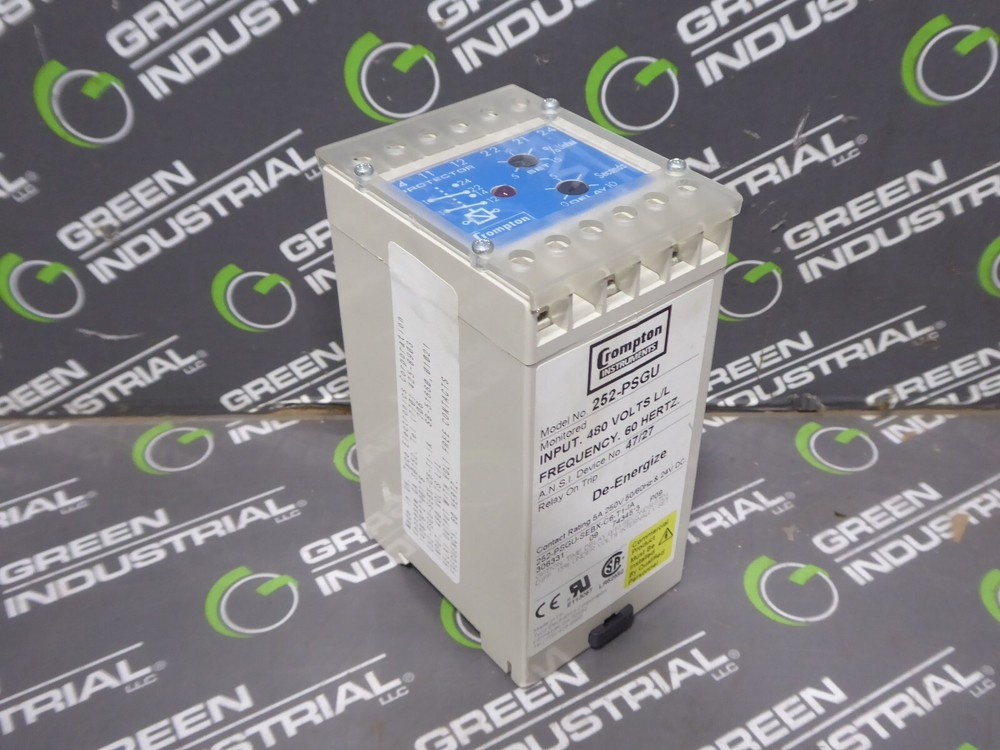 USED Crompton Instruments 252-PSGU Time Delay Relay