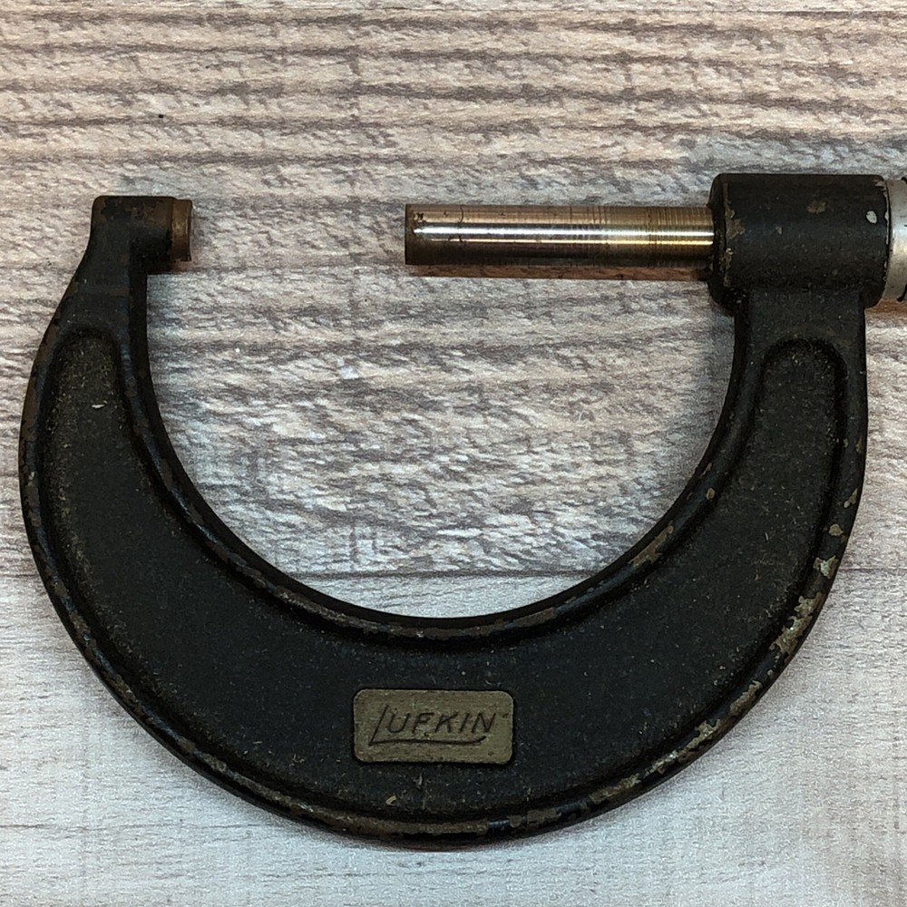 LUFKIN Micrometer # 1912 1" - 2" Range Smooth Movement nice