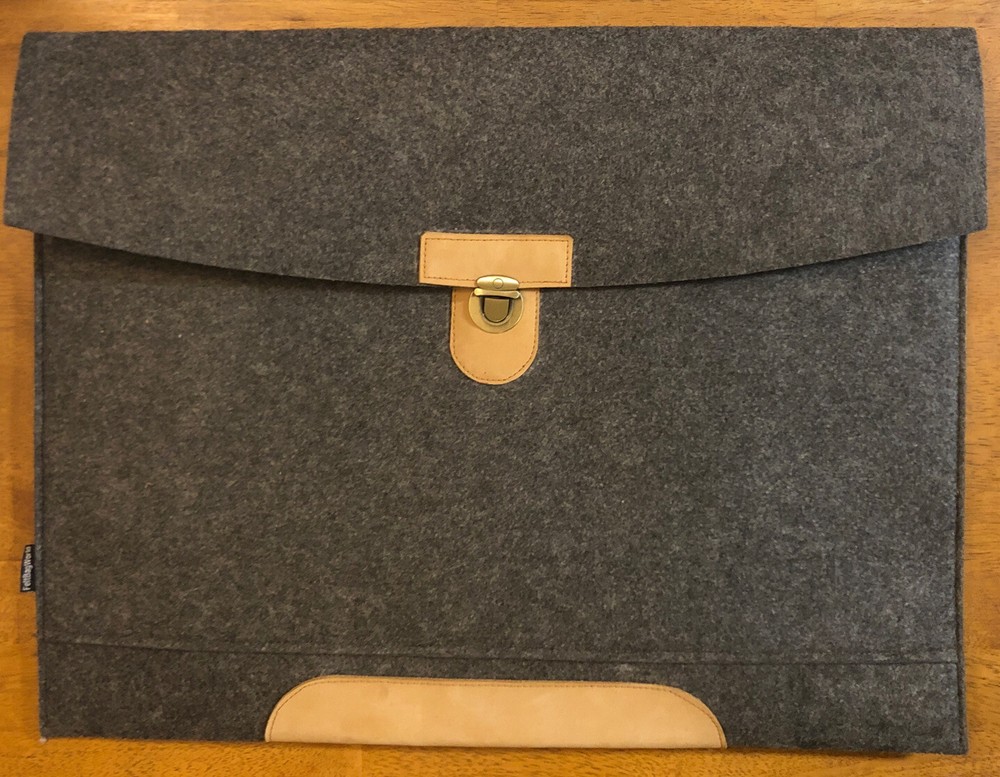 FeltBagWorld - Unique Custom Large Felt Document Folder First Class 21” x 16”