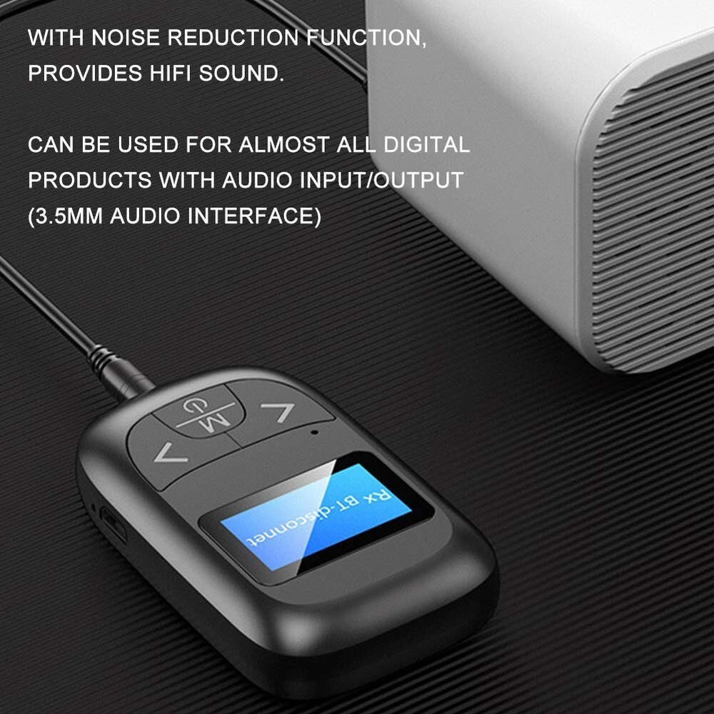 🔥Dpofirs Transceiver, Plug and Play Bluetooth 5.0 2 in 1 Wireless Receiver🔥