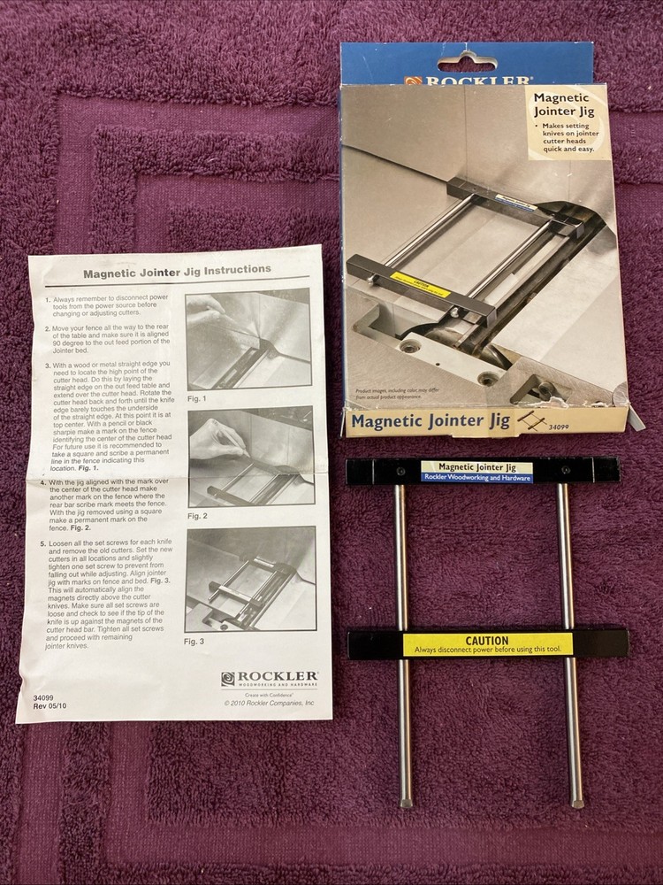 Rockler Magnetic Jointer Jig