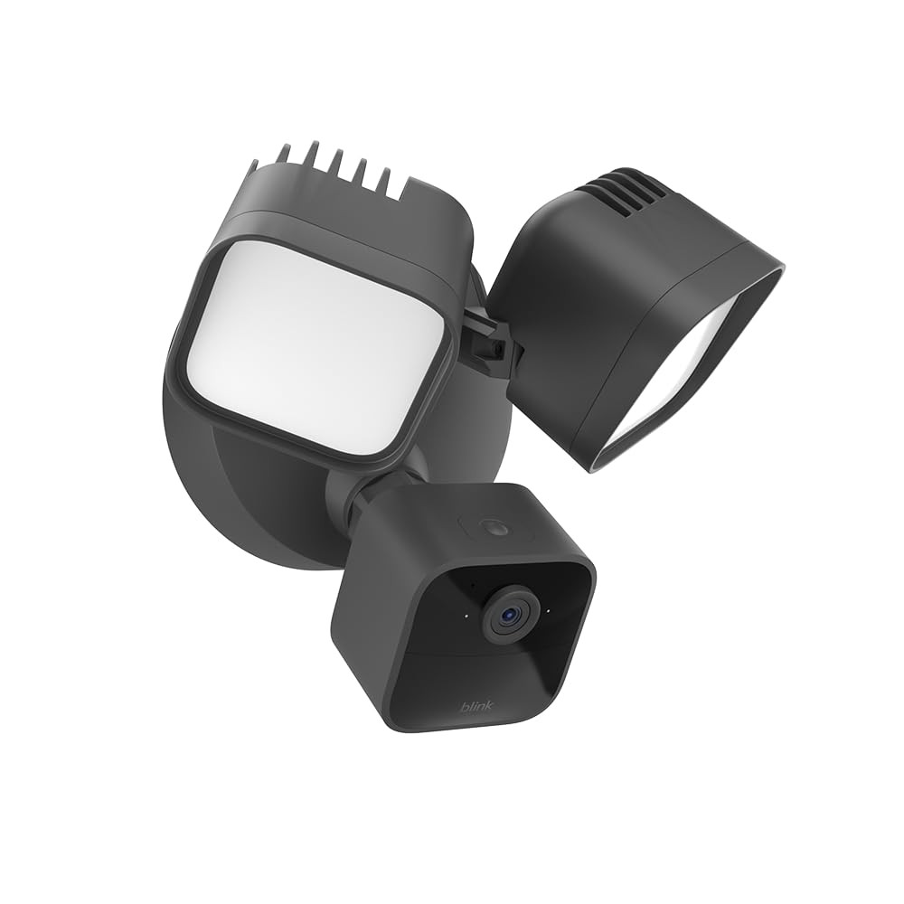 Wired Floodlight Camera - Smart Security Camera, 2600 Lumens, HD Live View, Enha