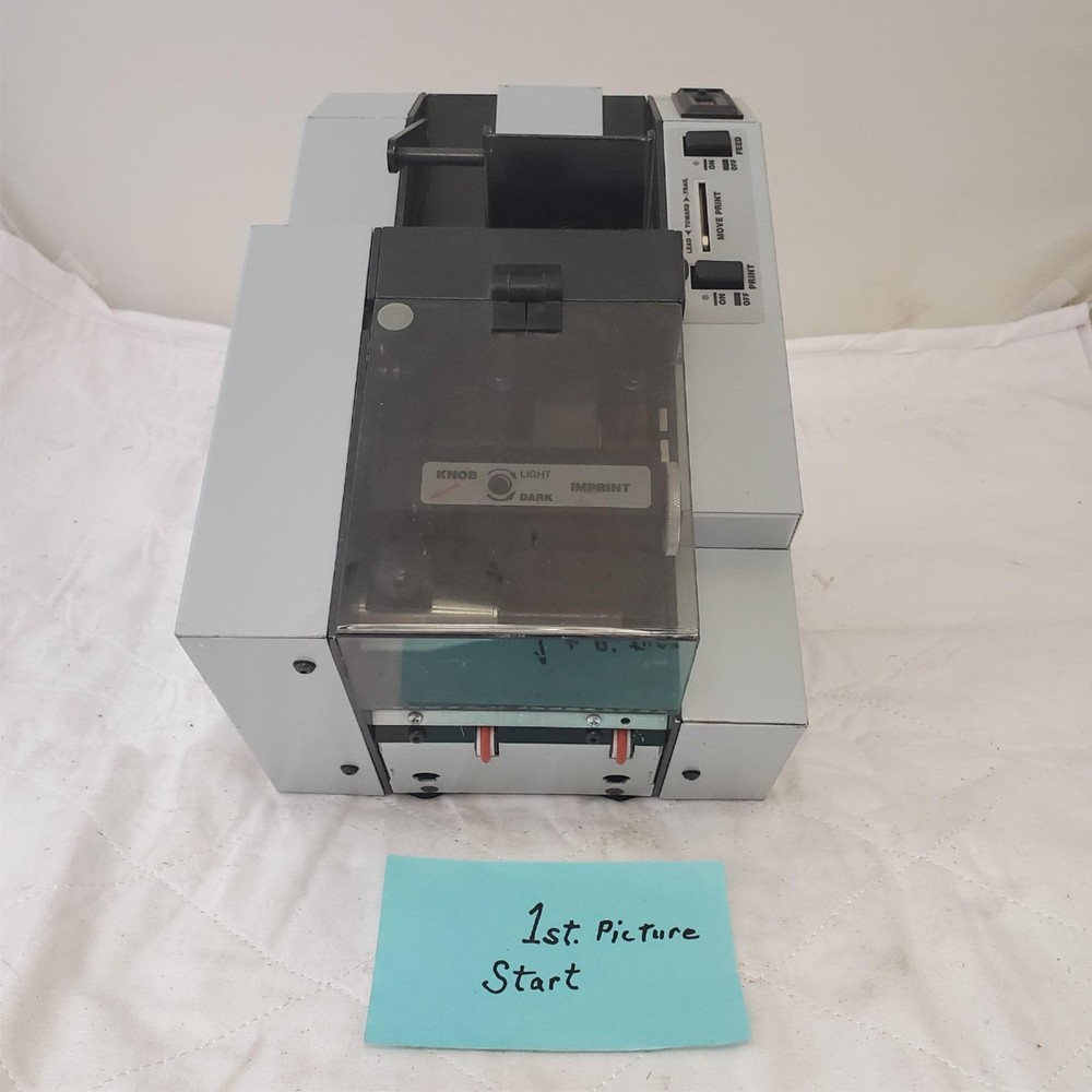 Hedman DI-50 Tabletop Endorser and Document Imprinter