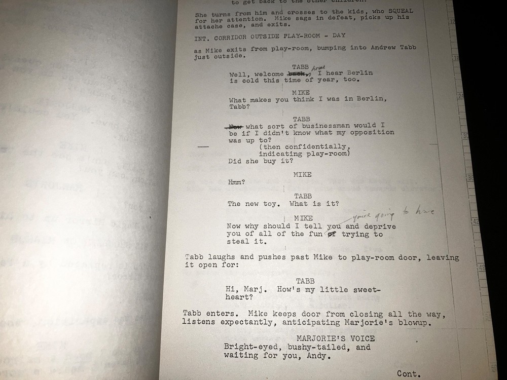 Rare SMASHMASTER (1964) Legendary Unmade Comedy - 2 Orig. Scripts + Notes + COA!