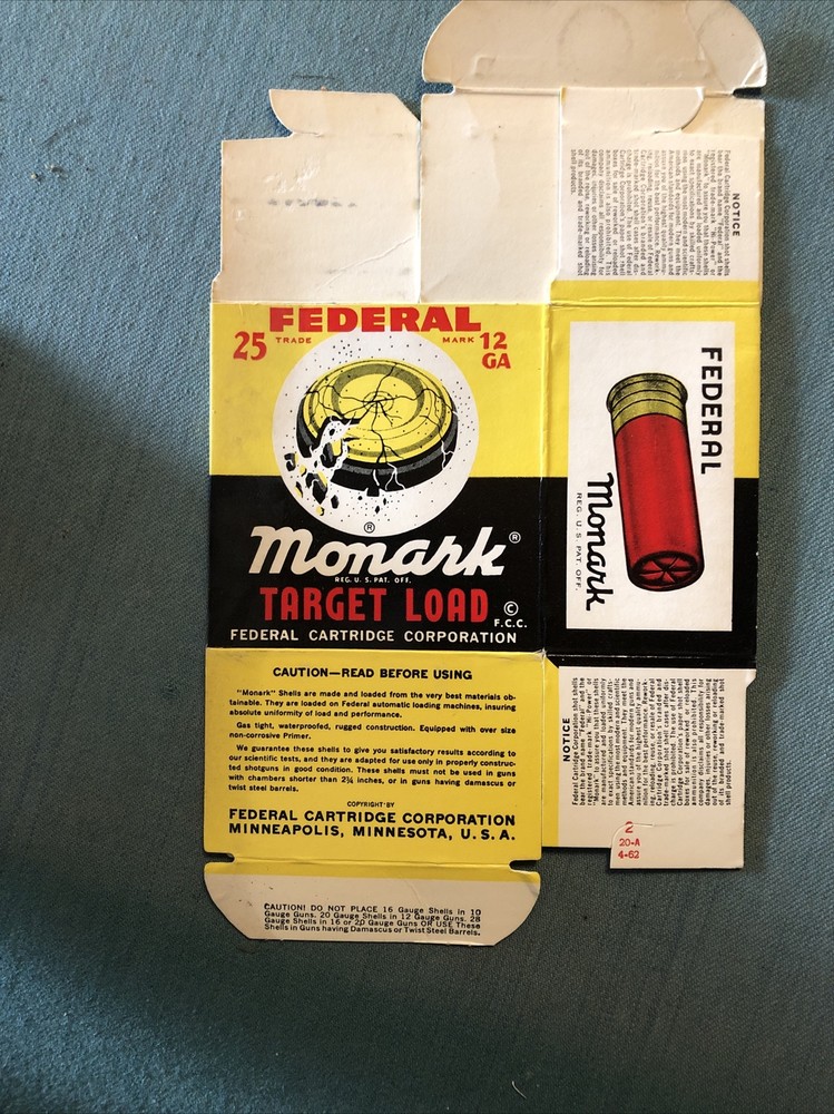 Federal Monark Target Load Box Qty 4