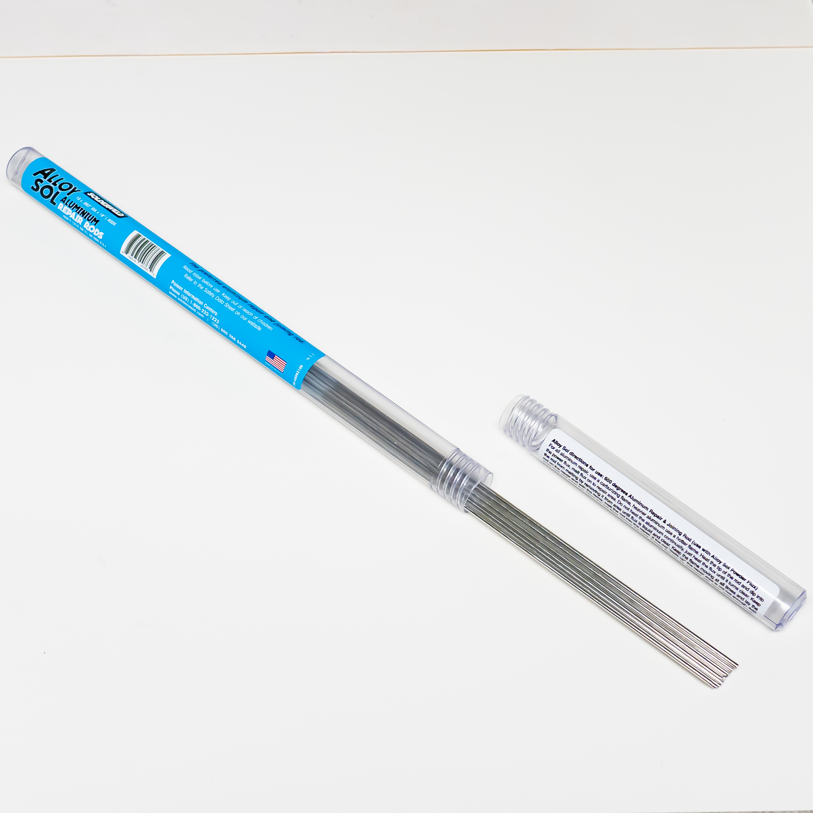Solderweld SW-AS09310K - Alloy Sol Aluminum Repair 10 pack 18" Solder Rods