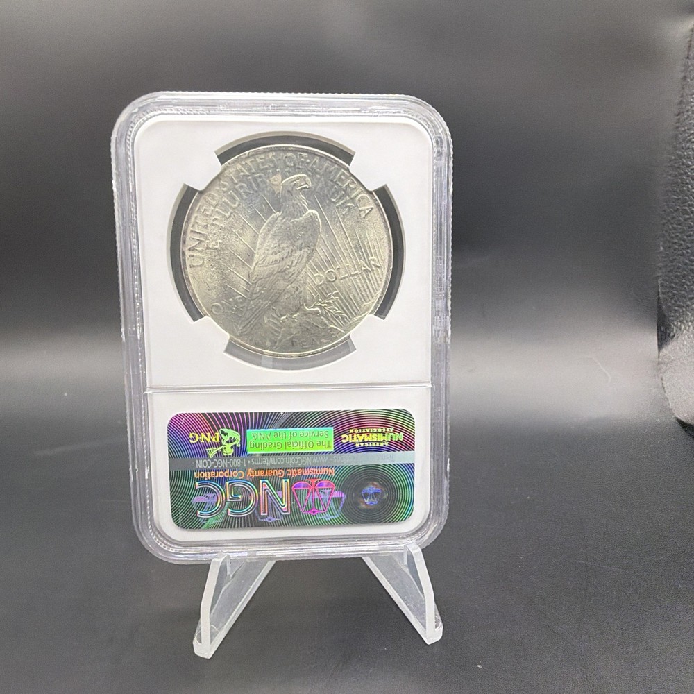 1923 $1 Peace Silver Dollar - NGC MS66