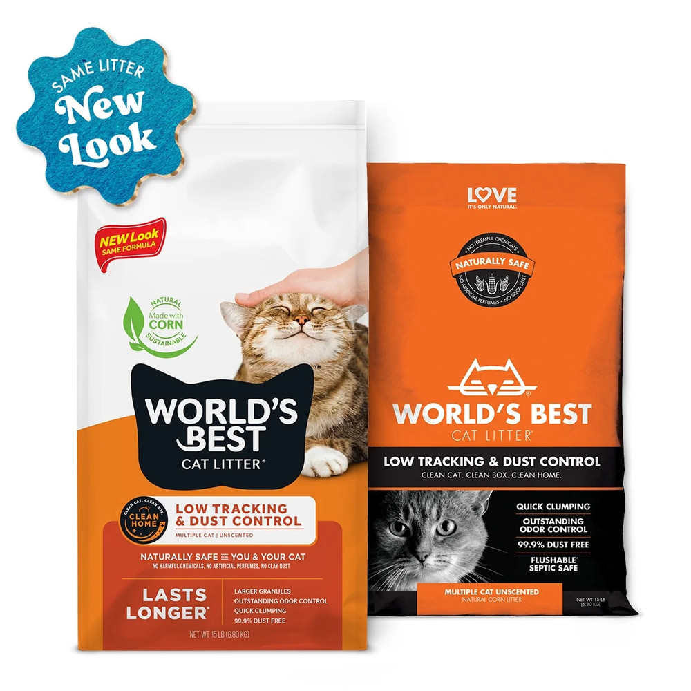 Low Tracking & Dust Control Unscented Cat Litter | Flus