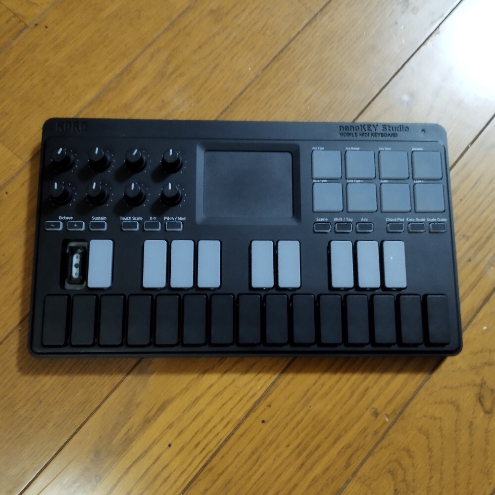 Korg nanoKEY Studio Bluetooth and USB MIDI Keyboard Controller Black