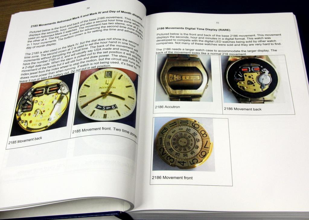 “Complete Guide to Bulova Accutron watches" HARDBOUND BOOK 530 PAGES 1100 ID'D