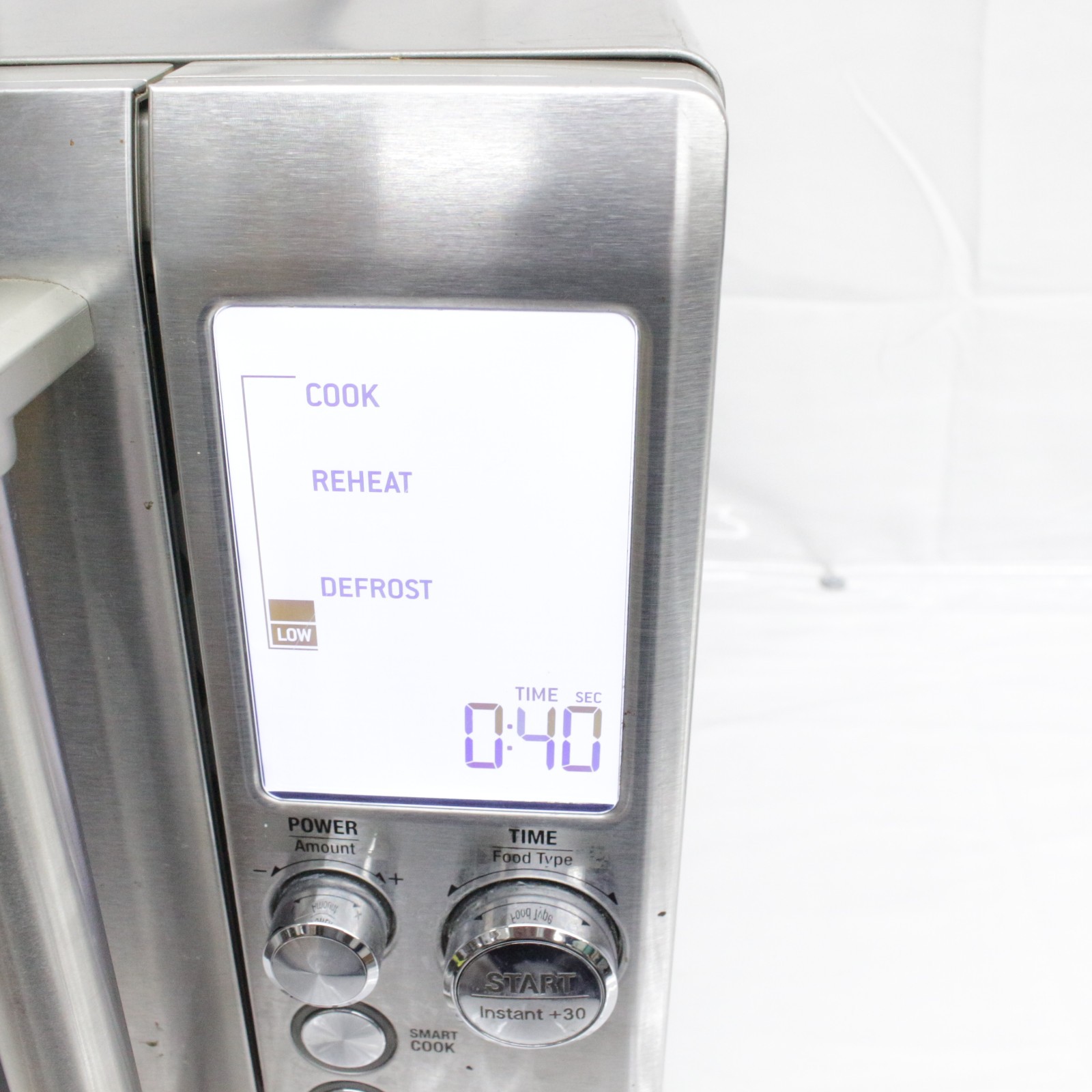 Breville BM0734XL Quick Touch Microwave Brushed Stainless Steel Silver