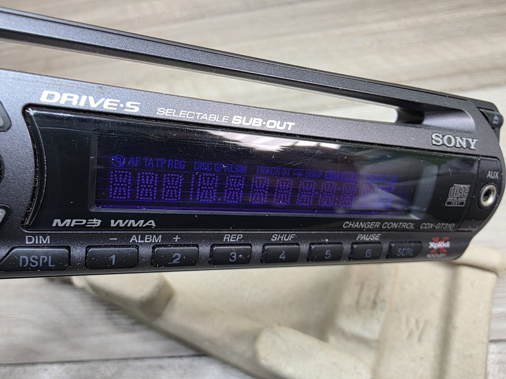 Sony CDX-GT310 Replacement FACEPLATE