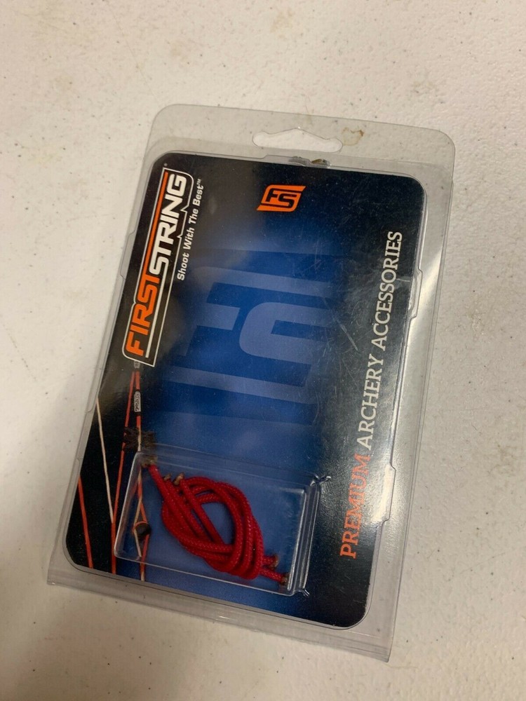 First String Premium Archery Accessory String Loop 3 Pack Red