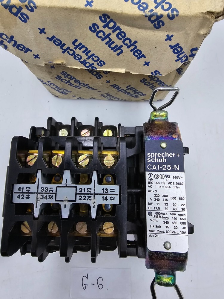 Sprecher & Schuh CA1-25-N Contactor