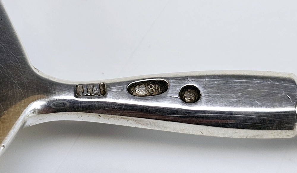 19C Russian Silver Serving Set Box Morozov