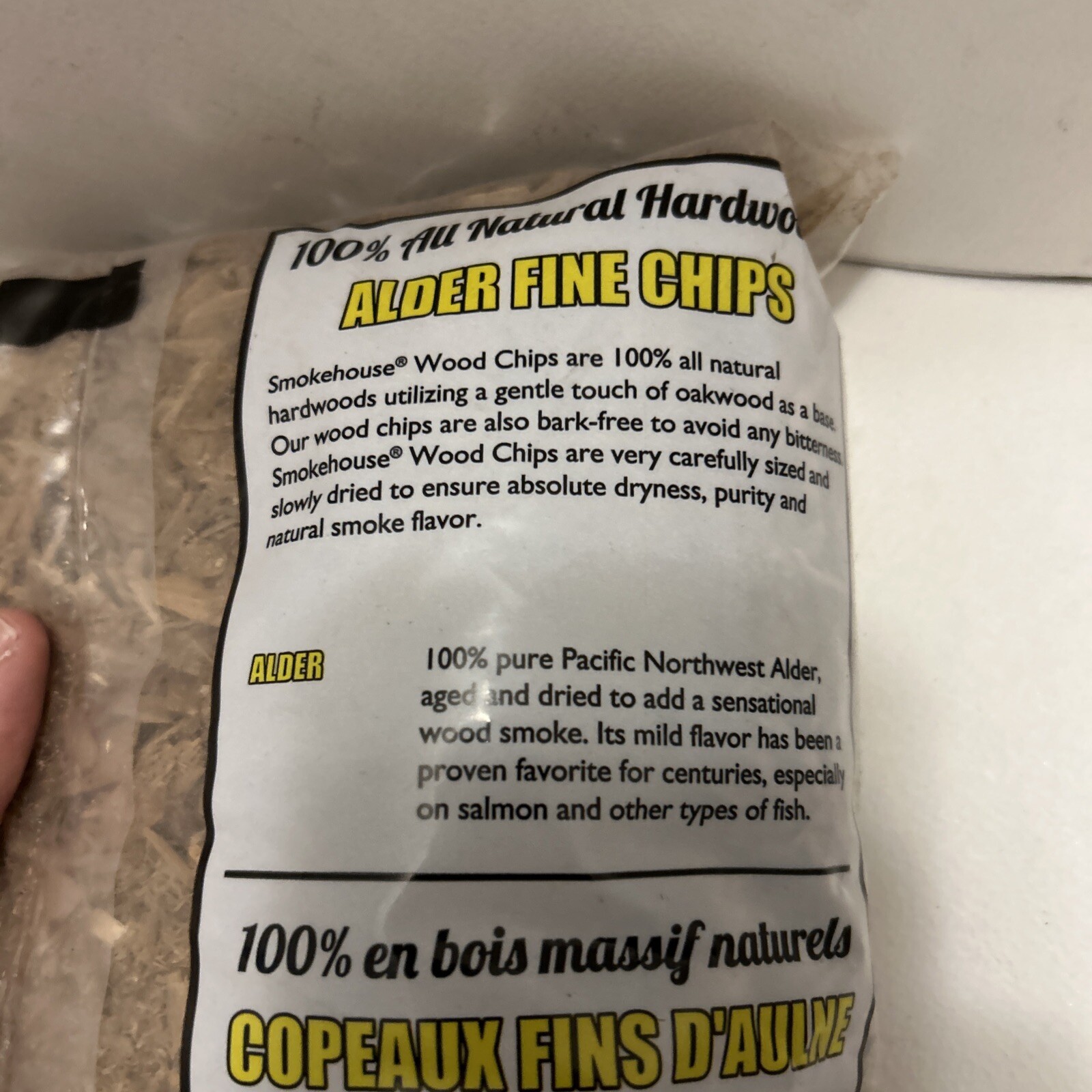 Smokehouse Products ALDER All Natural Hardwoods Smoking Chips 242 Cu In.