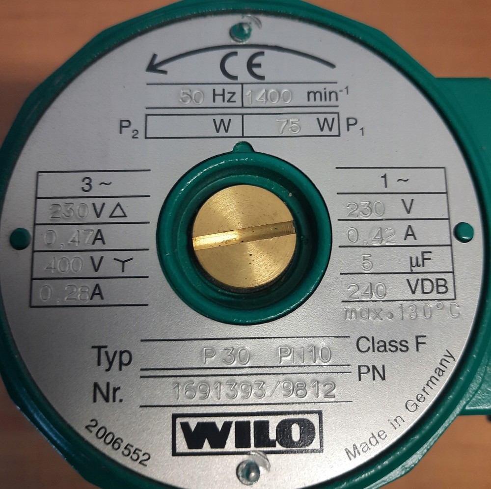 Wilo P30 PN10 Pump