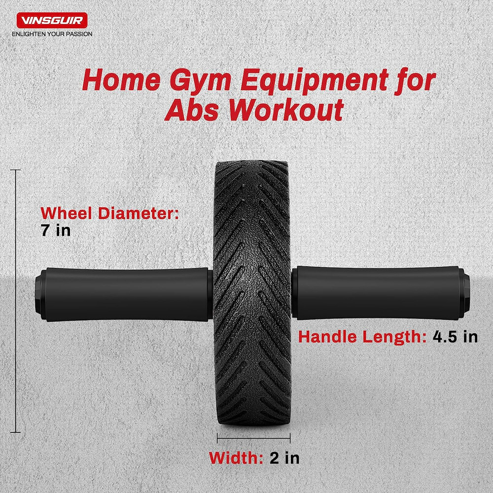 Ab Roller Wheel - Ab Workout Equipment for Difficult Abdominal & Core Strength T