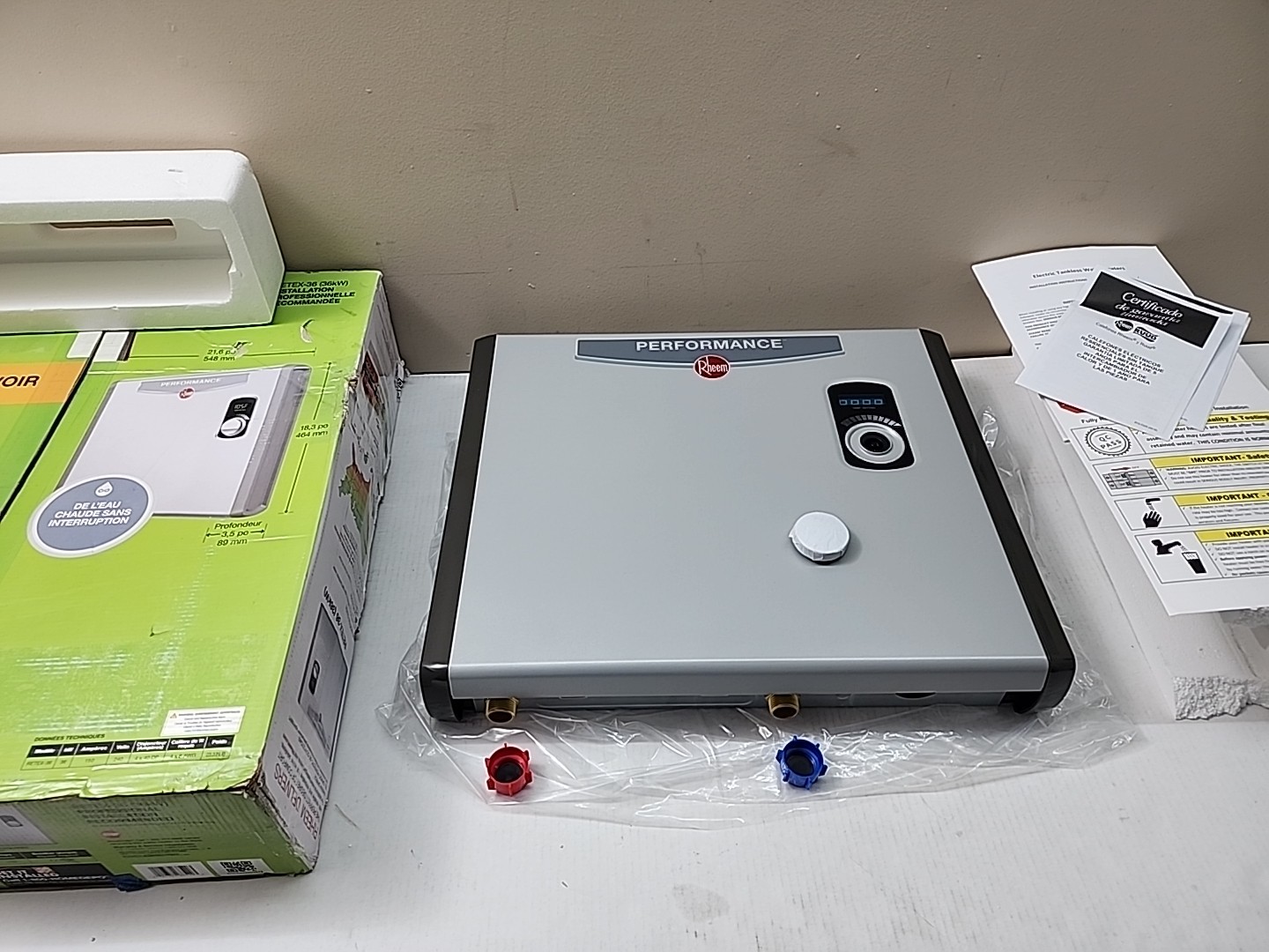 Rheem Performance 36 kW 240V Self-Modulating Electric Tankless Water Heater