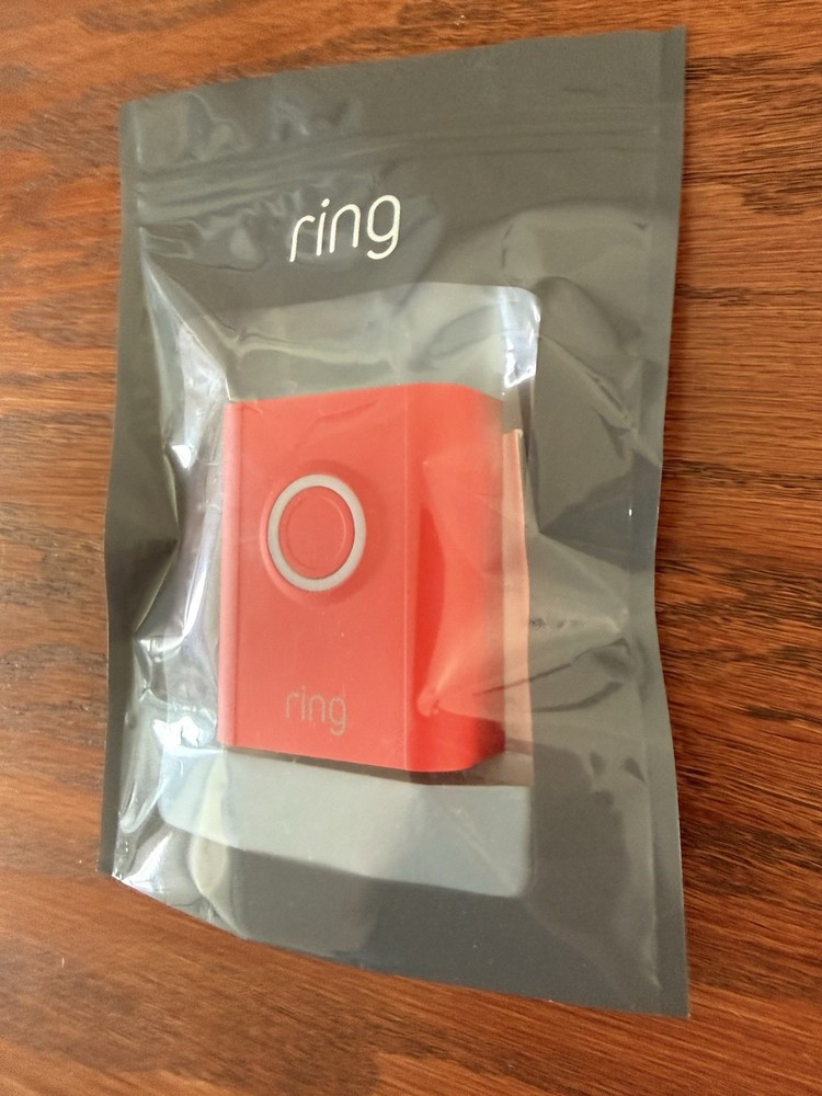 (NEW) Ring Interchangeable Faceplate for Video Doorbell 13 Fire Cracker