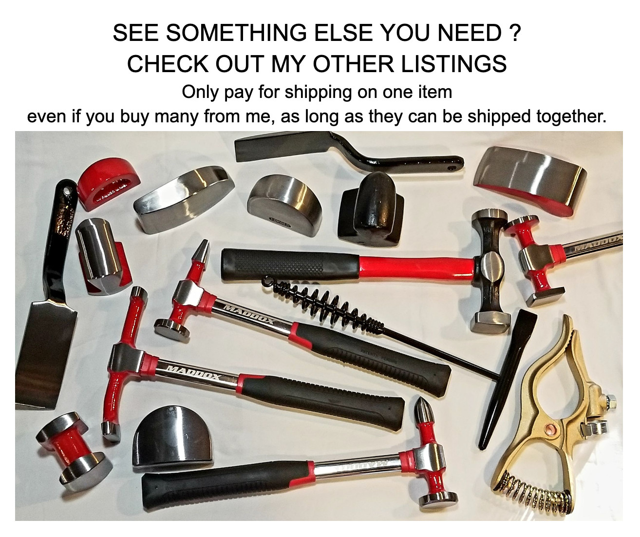 Toe Dolly & Heel Dolly - Professional Auto Body Repair Work, Metal Forming Tools