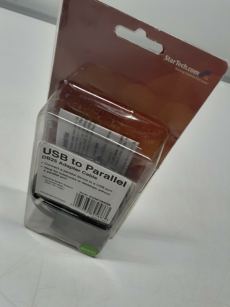StarTech ICUSB232DB25 USB to Parallel DB25 Adapter Cable