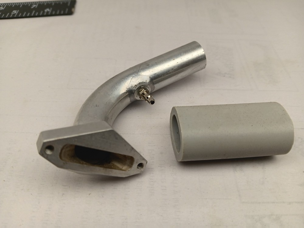 Exhaust Header & Mounting Screws for RC & Model Airplane Engine