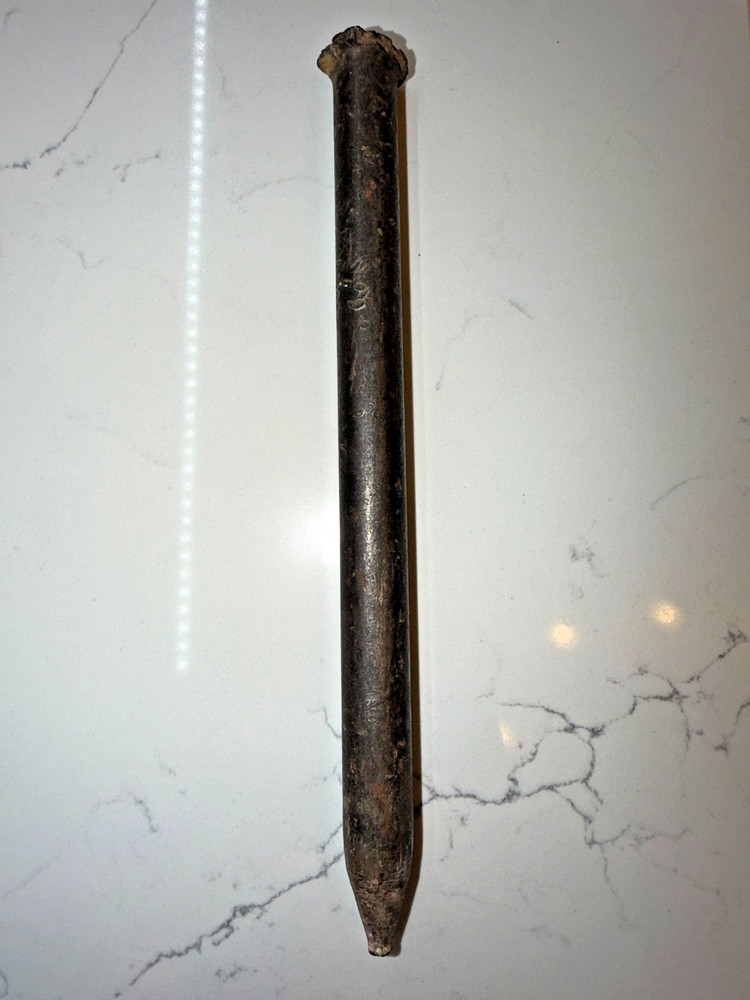 Round Nose Cold Chisel 1" 12" Long Vintage