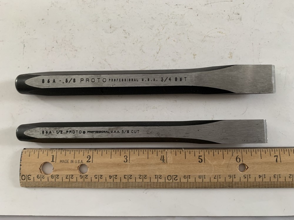 Proto Professional Cold Chisels / U.S.A.
