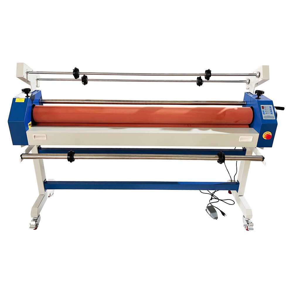 63 in Semi-Automatic Cold Laminator Machine 110V Wide Format Laminator Machine
