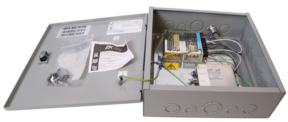 IP-based control panel with poe splitter