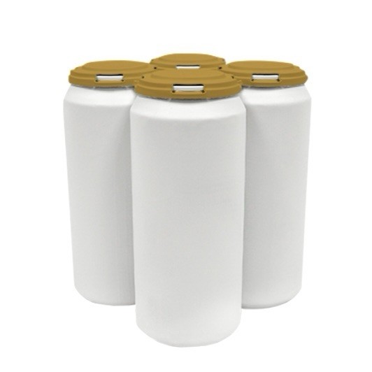 PAKTECH GOLD 1/2 Case 4-Pack Plastic Can Carrier 394 Pcs-Std Sz 202-260 Mead