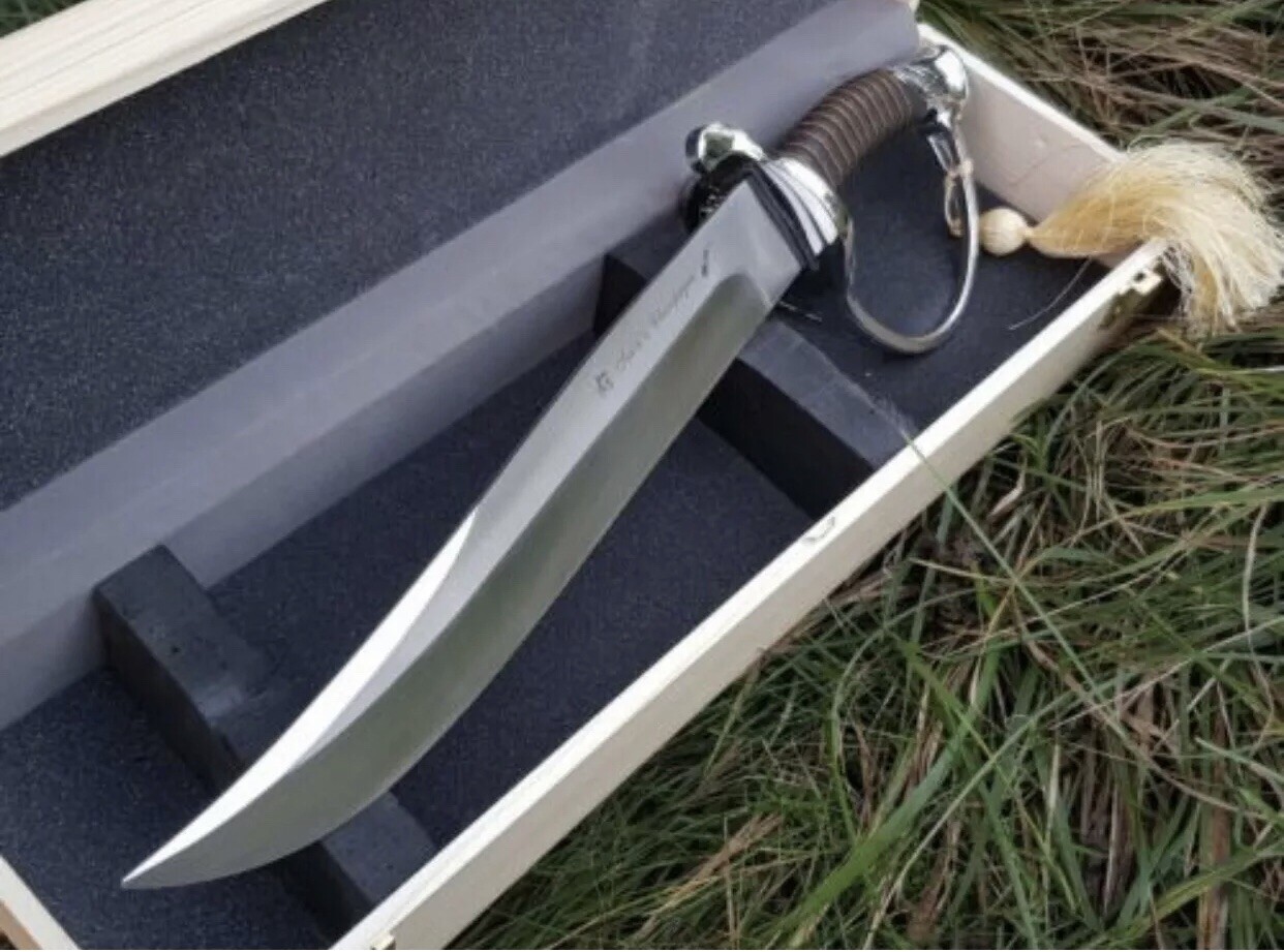 Laguiole Handmade Champagne Sabre Sword Limited Edition With Stand And Gift Box