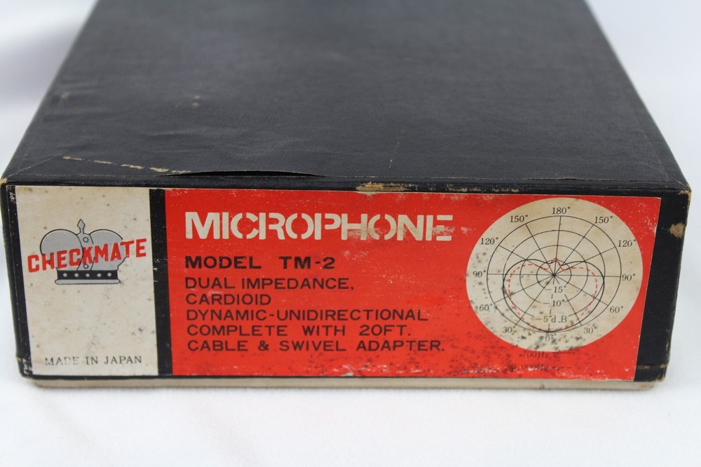 Checkmate Microphone Model TM-2 In Original Box