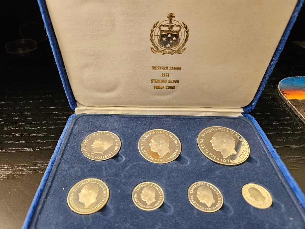 1974 Western Samoa Silver Proof Set