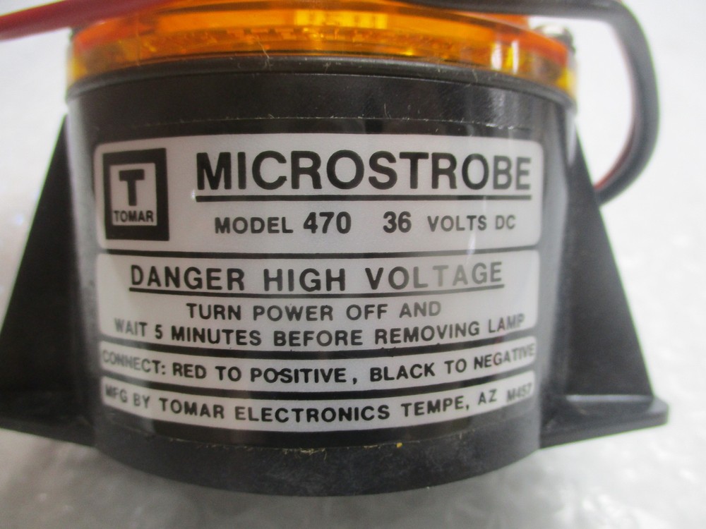 TOMAR ELECTRONICS 470 BEACON LIGHT AMBER (AS PICTURED) NSNP