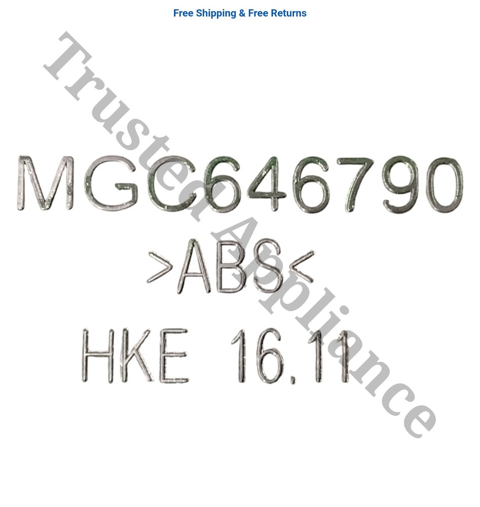 Microwave Control Panel Console ACM75218802 black