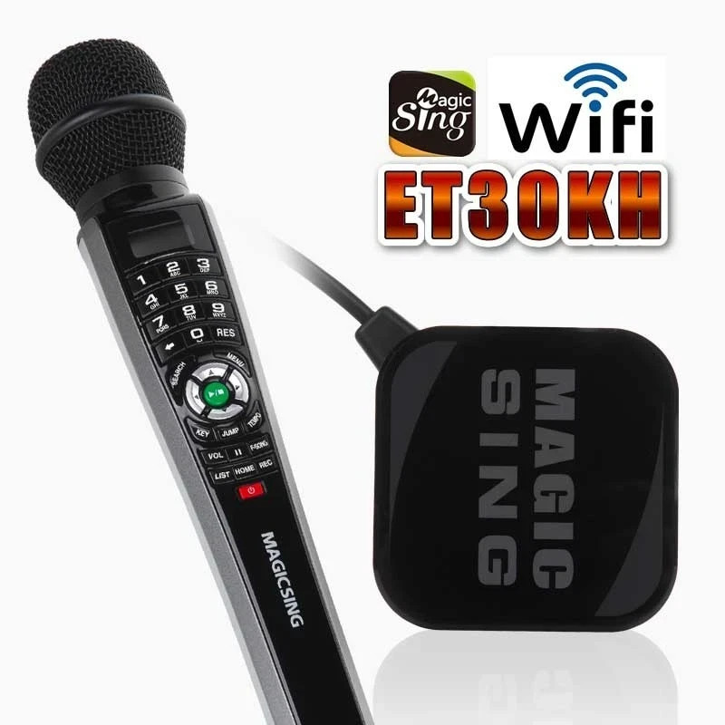 Magic Sing ET30KH WiFi Karaoke Mic Machine Tagalog Eng 5145 song free APP code
