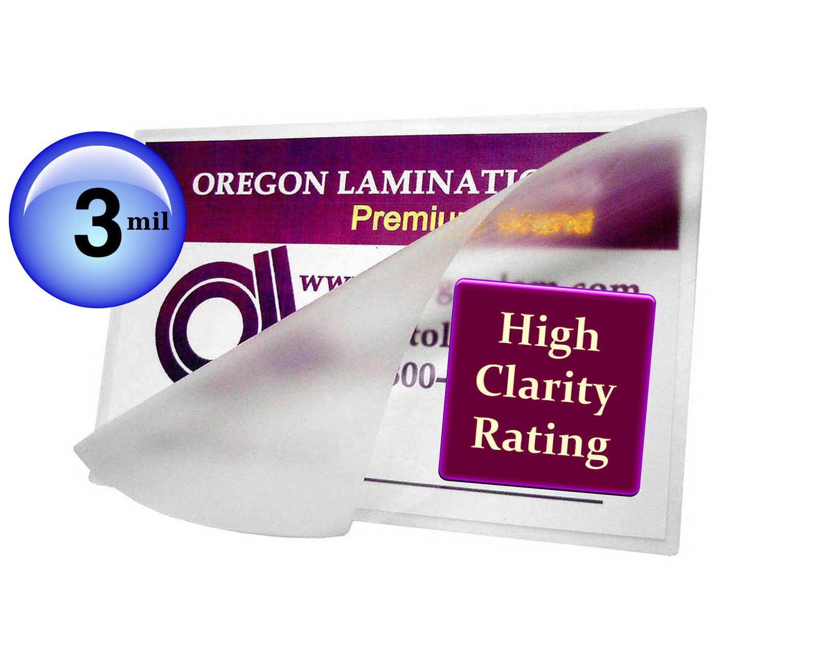 200/pack 3 Mil 12x18 Large Menu Hot Laminating Pouches 12 x 18 Clear for 11x17's