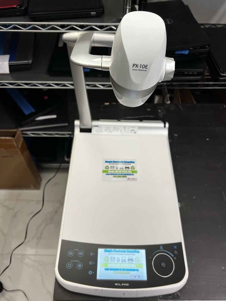 ELMO PX-10E Document Camera Visual Presenter with power adapter