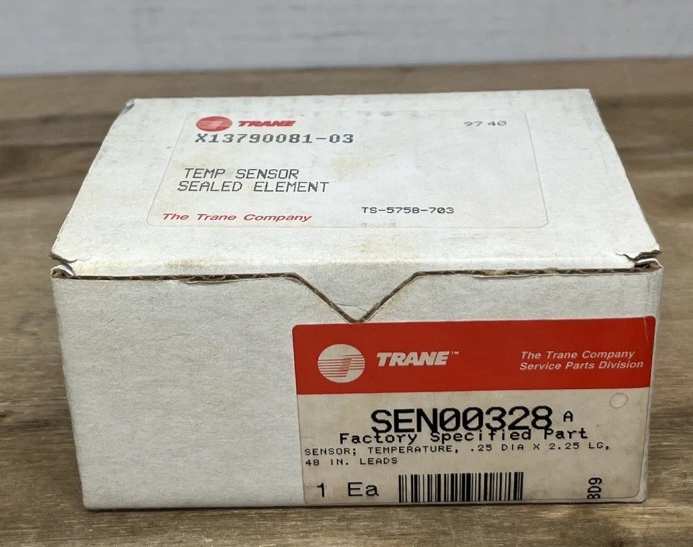 Trane HVAC Temperature Sensor Sealed Element Model SEN00328 A