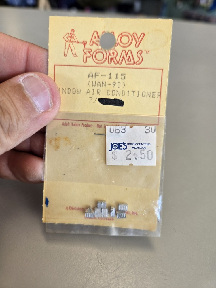 Alloy Forms Af-115 Window Air Conditioning 7 Each N Scale