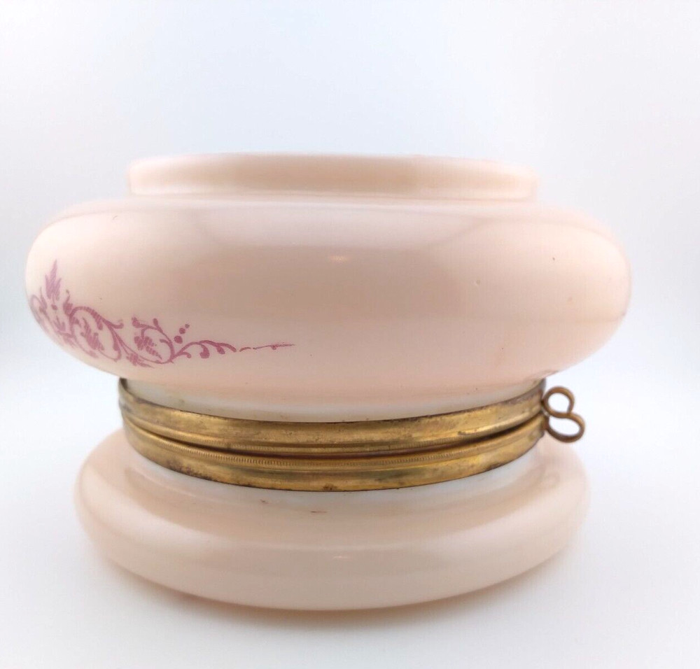 Lidded Powder Box with Cherub