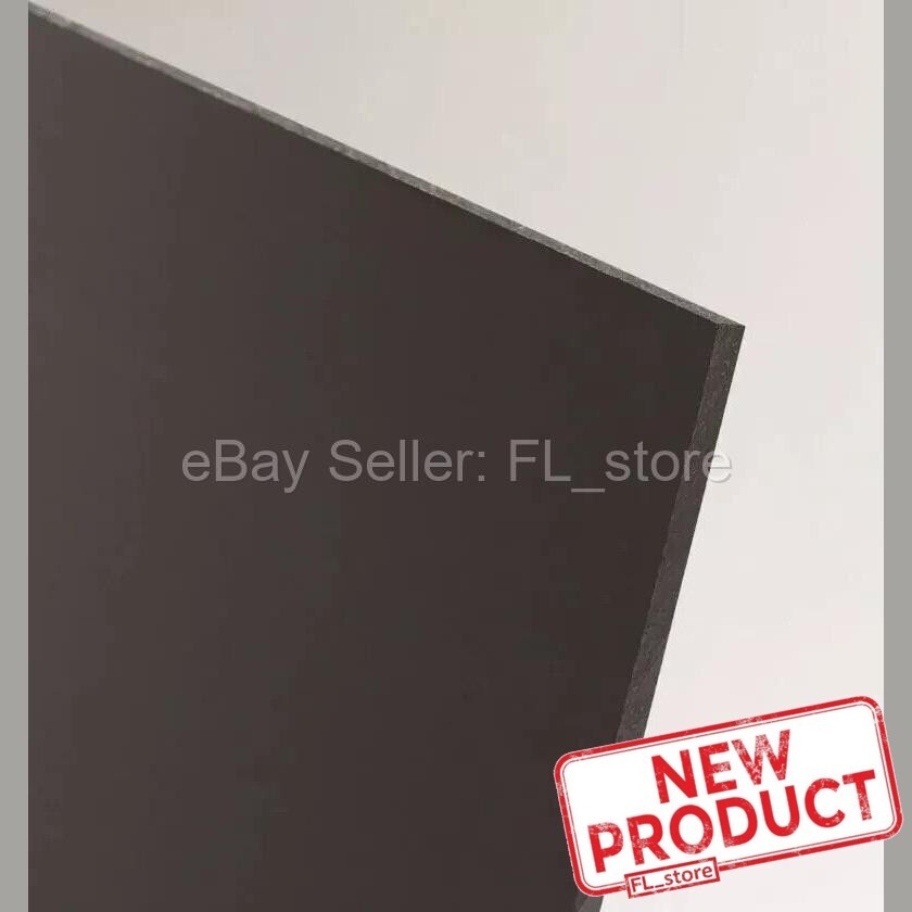 Black Plastic Sheet High Density Polyethylene 1/2" Thick x 24" L X 12" W HDPE