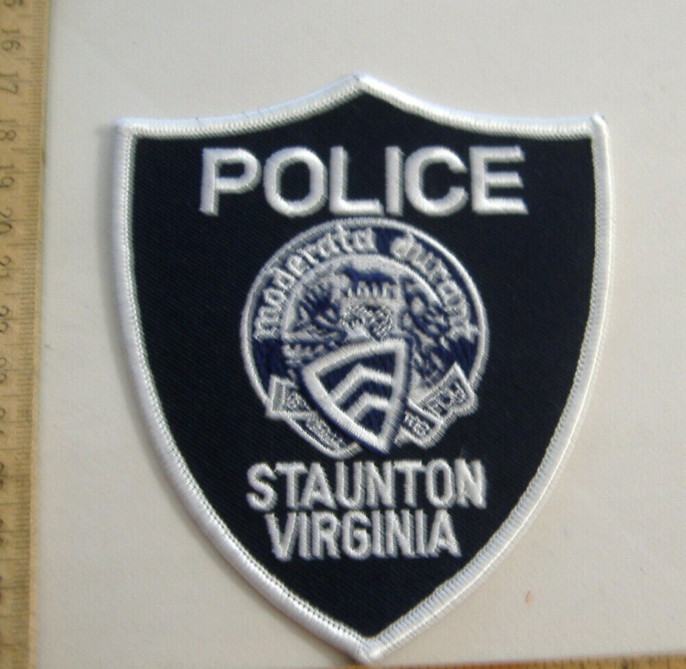STAUNTON  VIRGINIA POLICE FABRIC PATCH