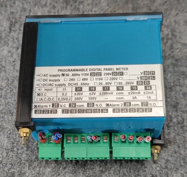 FRER X98MAVXXXQ41 PROGRAMMABLE DIGITAL PANEL METER