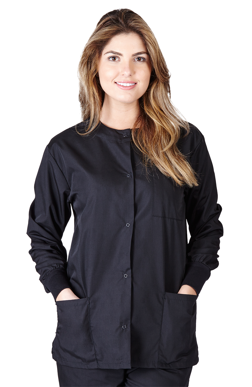 Medical Nursing Dental Long Sleeve Jackets Lab Coat Scrub Top Women Men Unisex