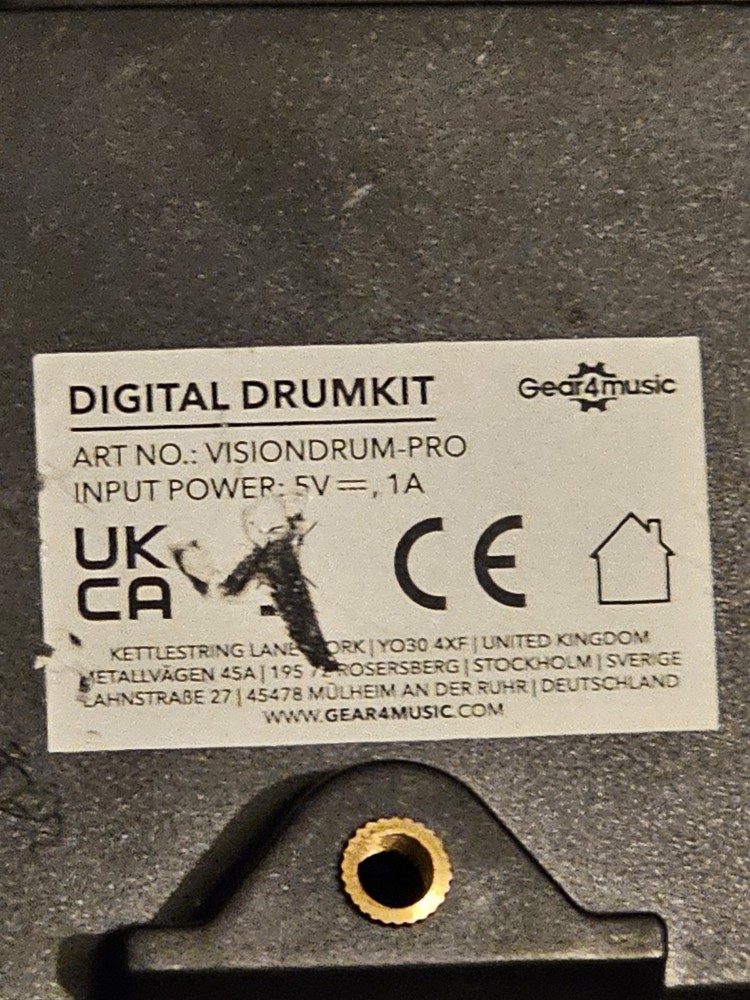 VISIONDRUM Pro Compact Mesh Electronic Drum Controller Unit