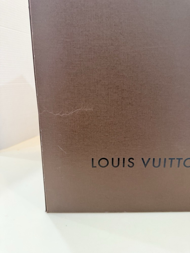 Louis Vuitton Large Gift Box Authentic LV Brown Rigid Storage Presentation Box